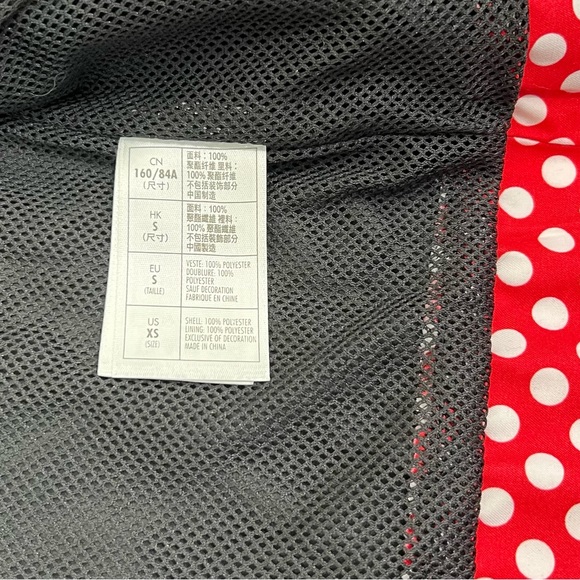 Disney Girls Minnie Mouse Full Zip Hooded Jacket - Picture 8 of 8